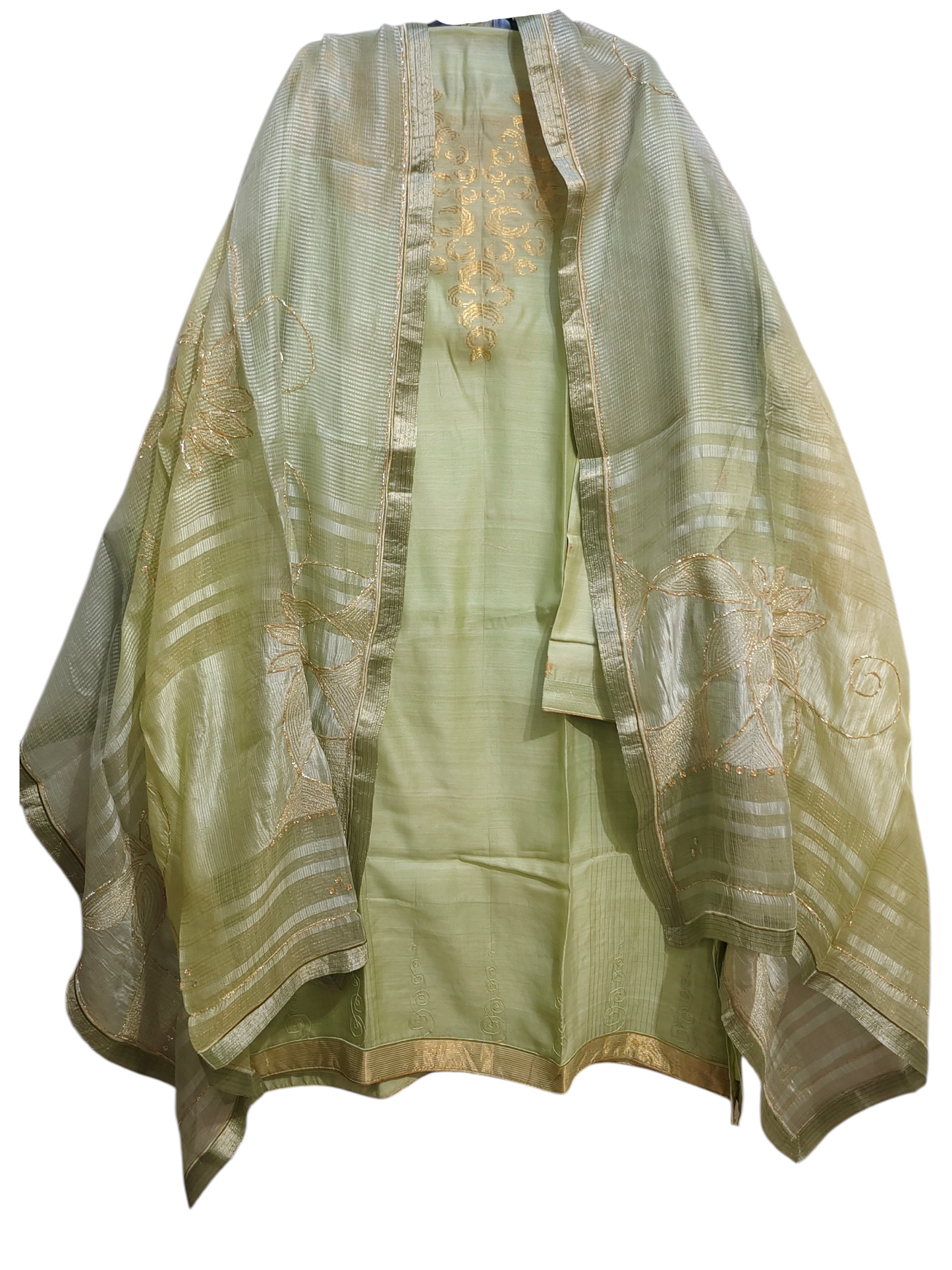 Semi Stitched Formal Chanderi Suitset