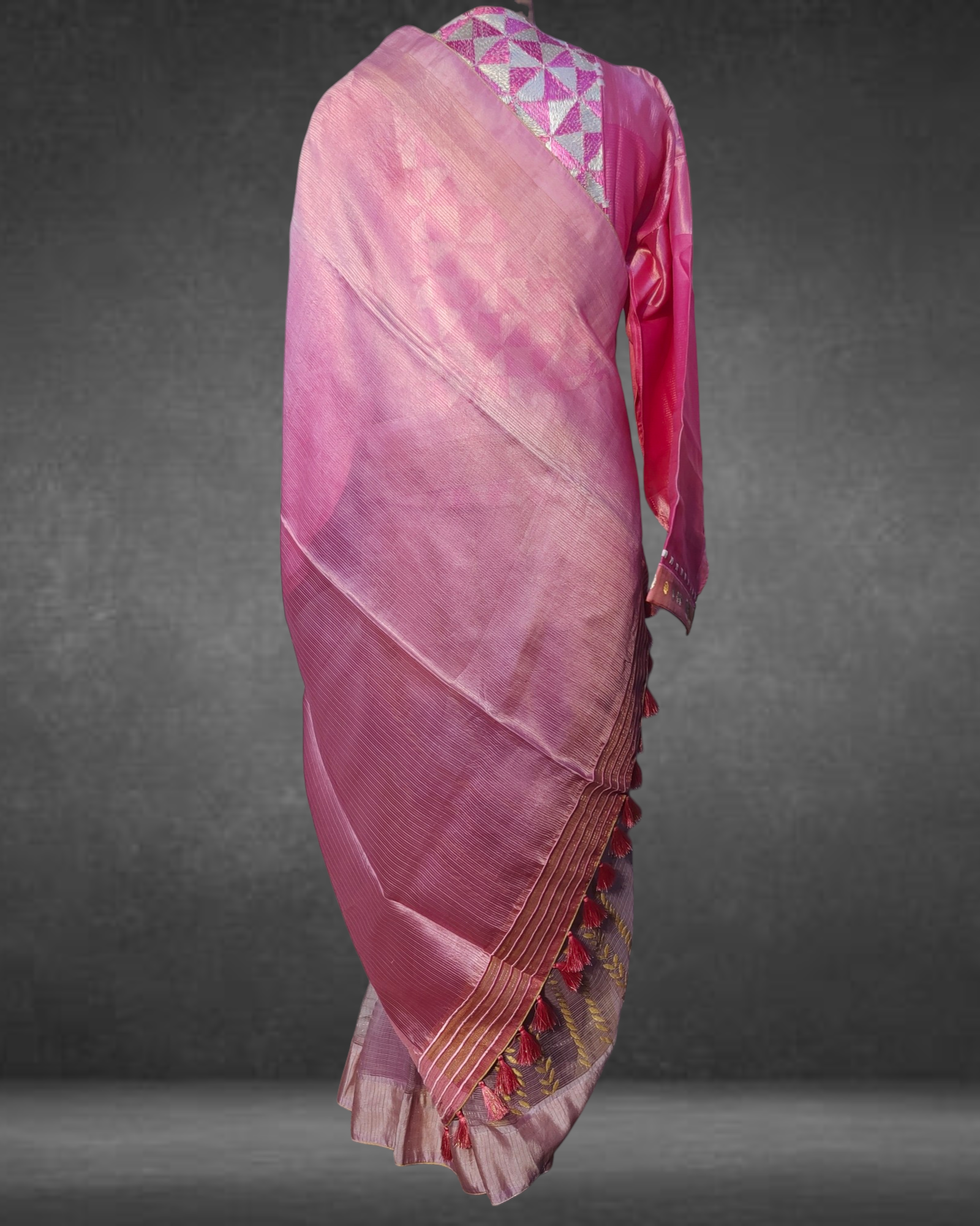 Formal Silk Katab Applique Saree(VKSR05MAY07) VISHAL KAPUR STUDIO