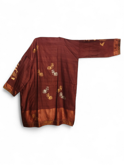 Semi Stitched Formal chanderi Suitset