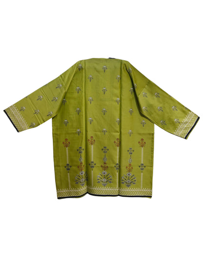 Semi Stitched Chanderi Casual suitset