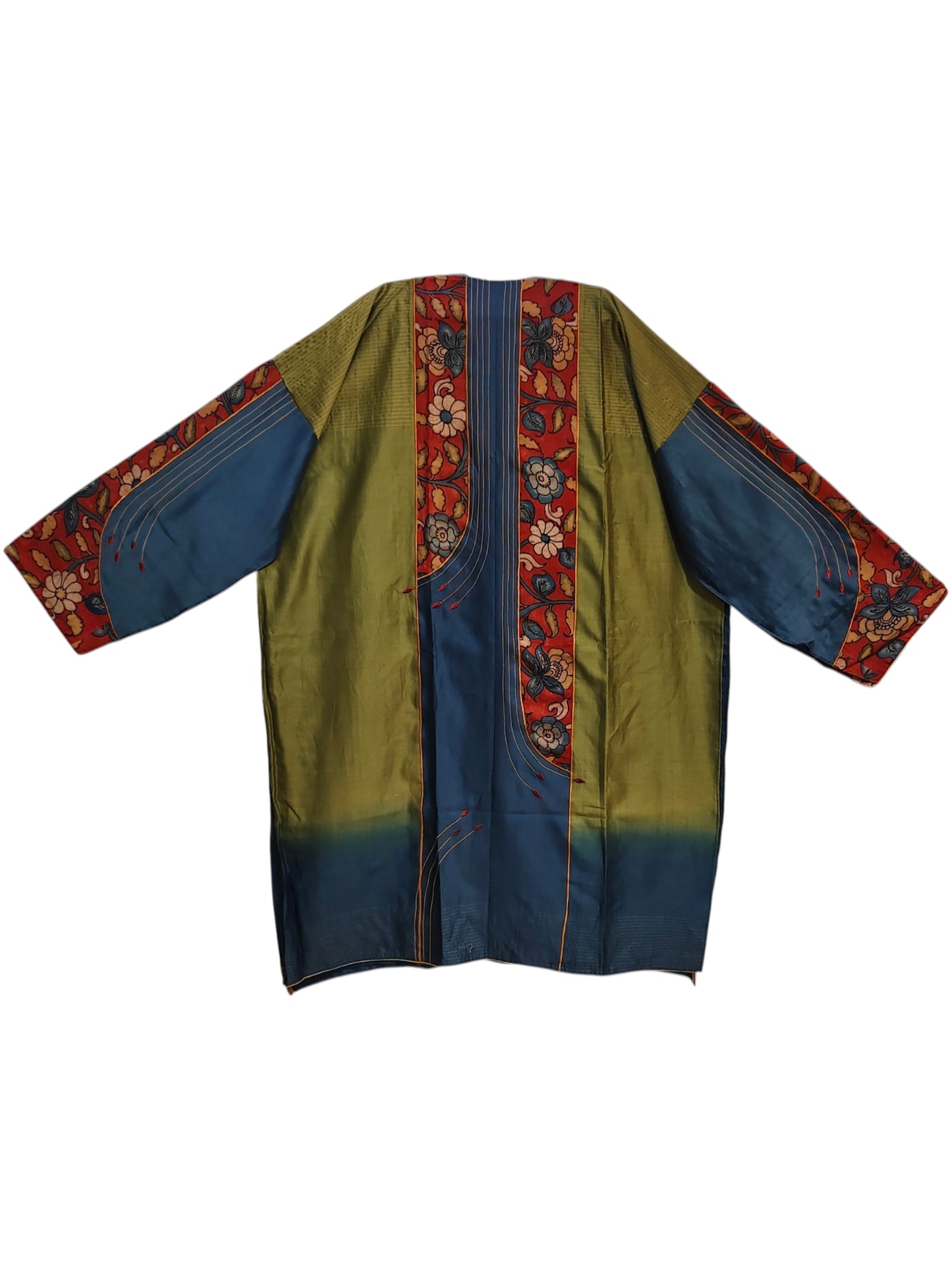 Semi Stitched Chanderi Formal kurta