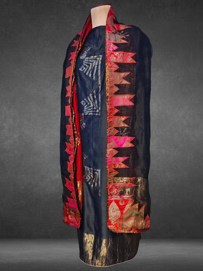 Semi Stitched Chanderi kurta VISHAL KAPUR