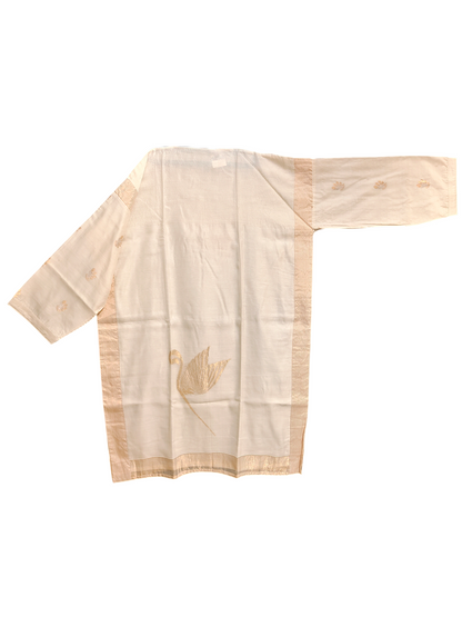 Semi Stitched Formal chanderi Suitset