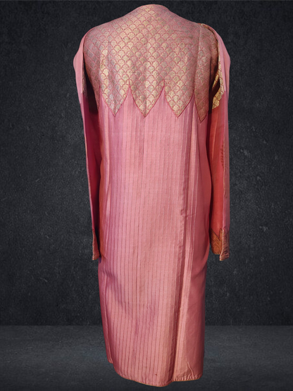 Semi Stitched Formal chanderi Kurta