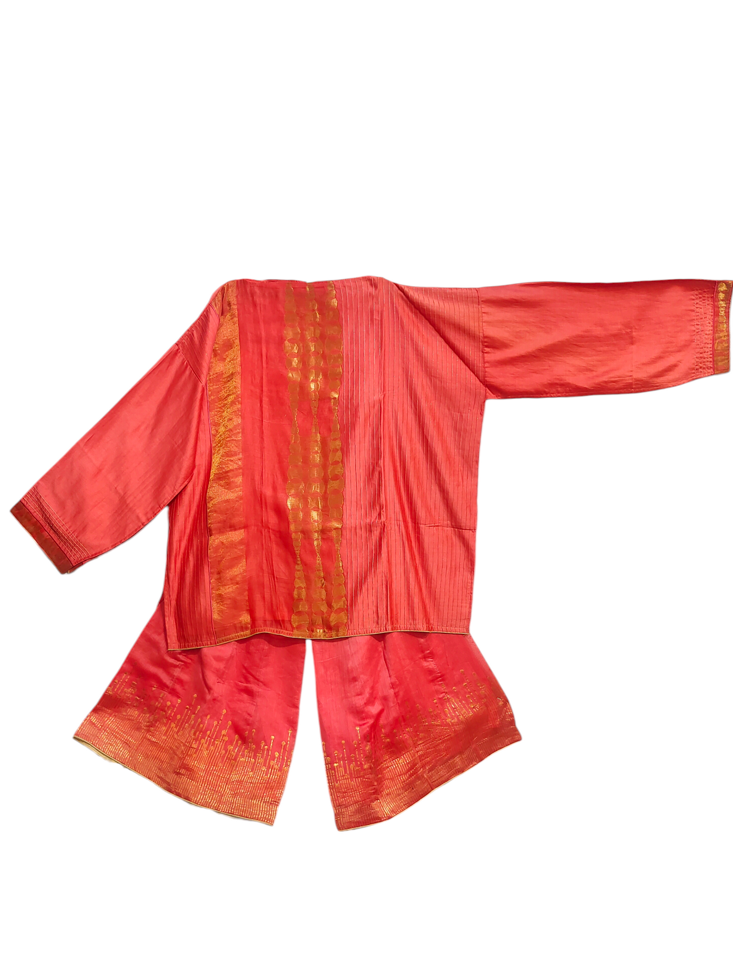 Indowestern chanderi formal coordset