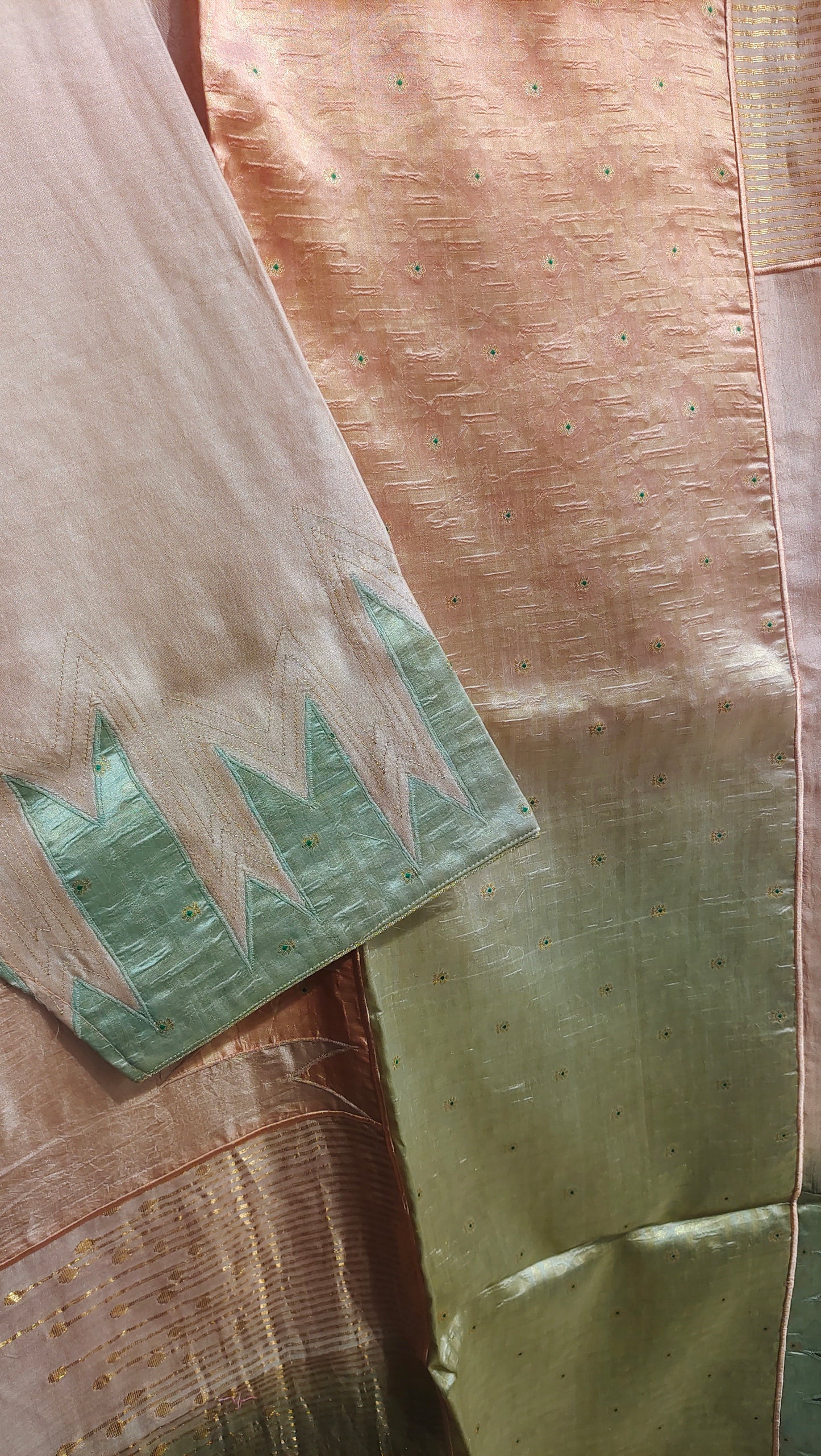 Semi Stitched Formal Chanderi Suitset