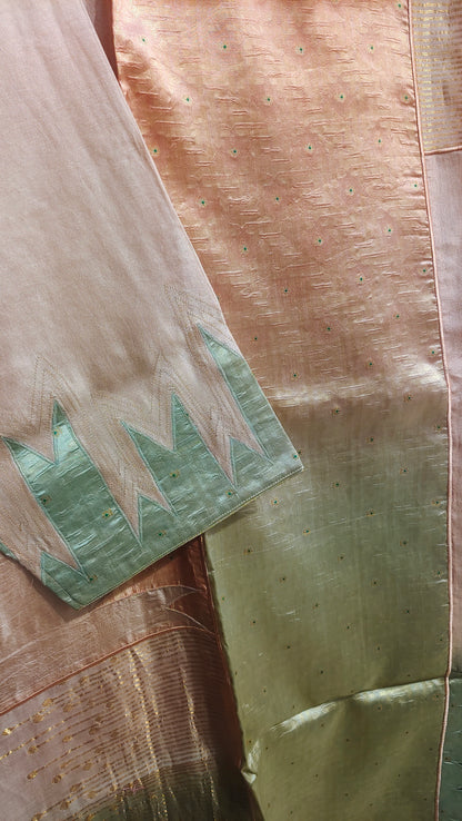 Semi Stitched Formal Chanderi Suitset