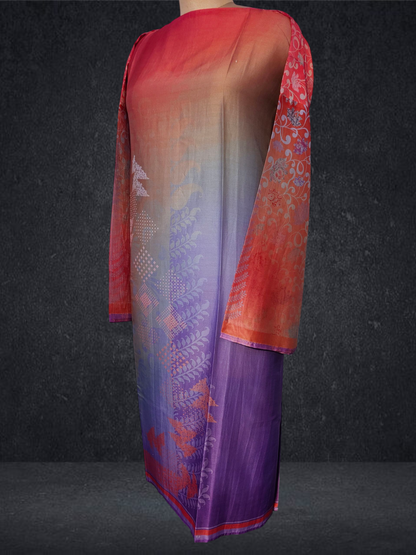 Semi Stitched Chanderi Casual Suitset VISHAL KAPUR