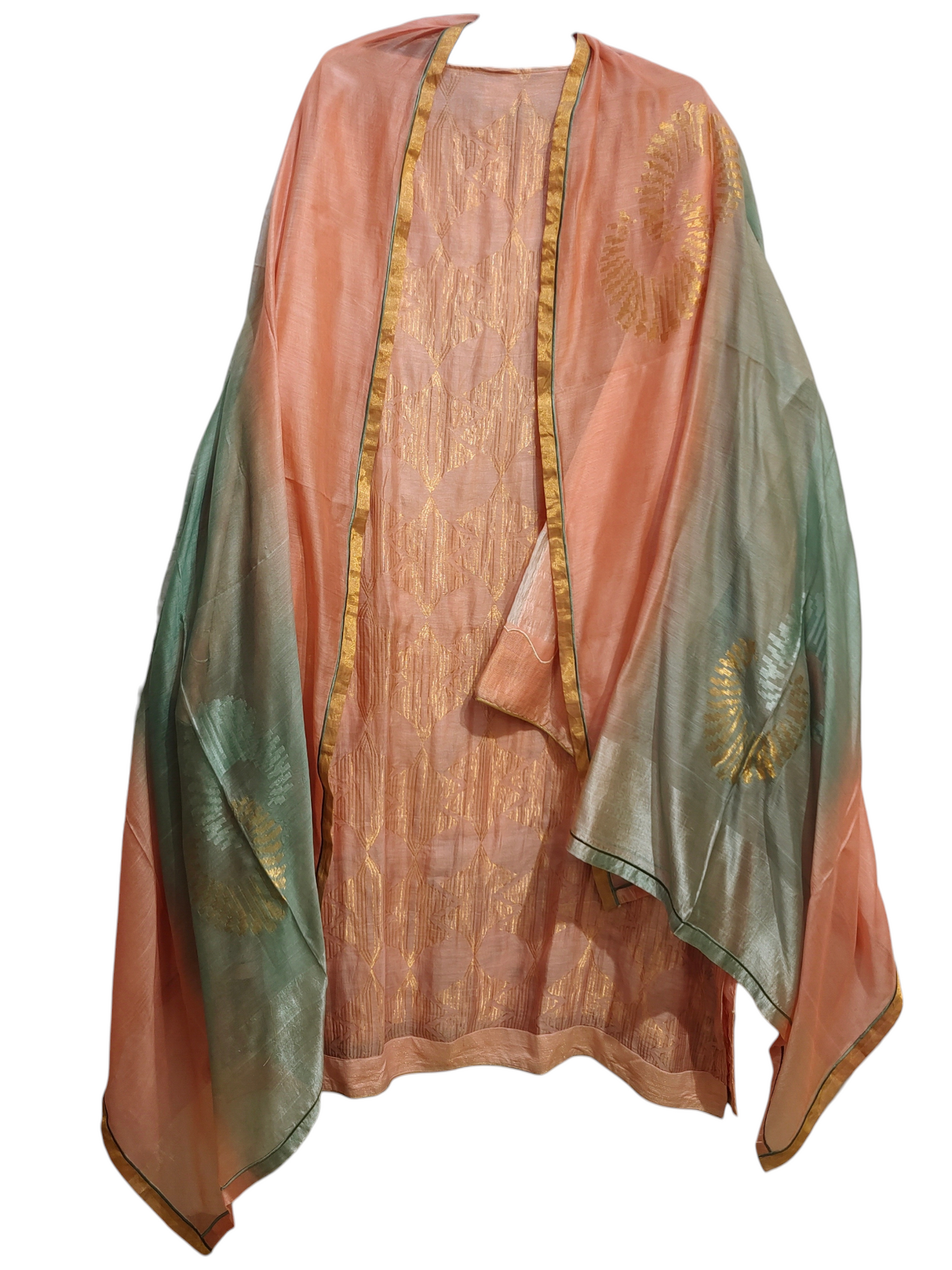 Semi Stitched Formal Chanderi Suitset