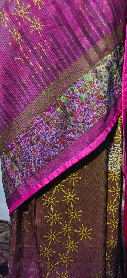 Casual Digital Printed Saree