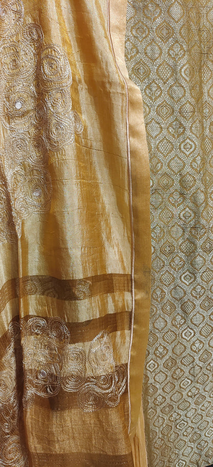 Semi Stitched Formal Chanderi Suitset