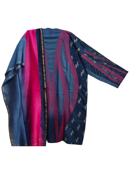 Semi Stitched Cotton Casual Suitset