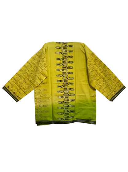 Semistitched Cotton Block Printed Short Tunic