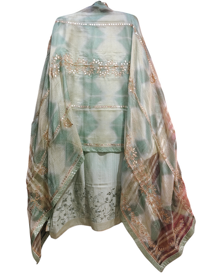 Semi Stitched Formal Chanderi Suitset