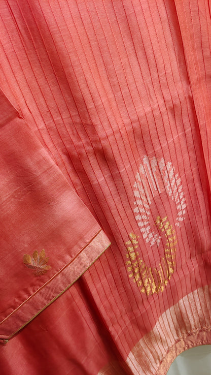 Semi Stitched Formal Chanderi Suitset