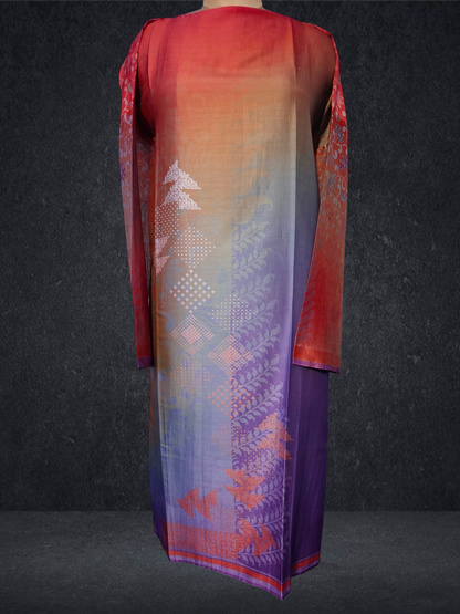 Semi Stitched Chanderi Casual Suitset VISHAL KAPUR