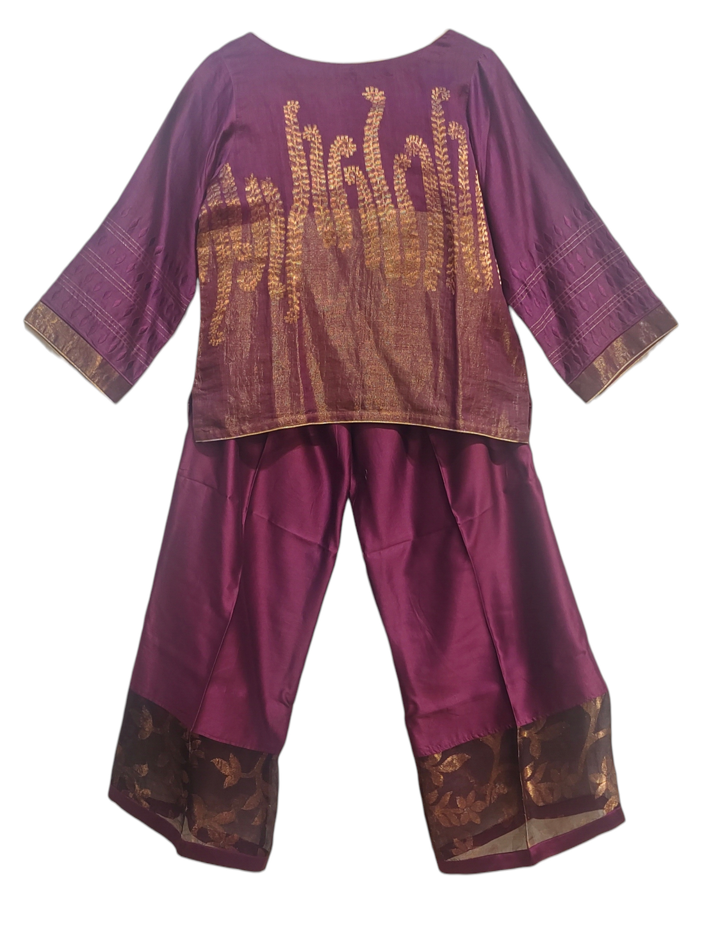 Indowestern chanderi formal coordset