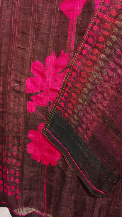 Semi Stitched linen kota Short Tunic