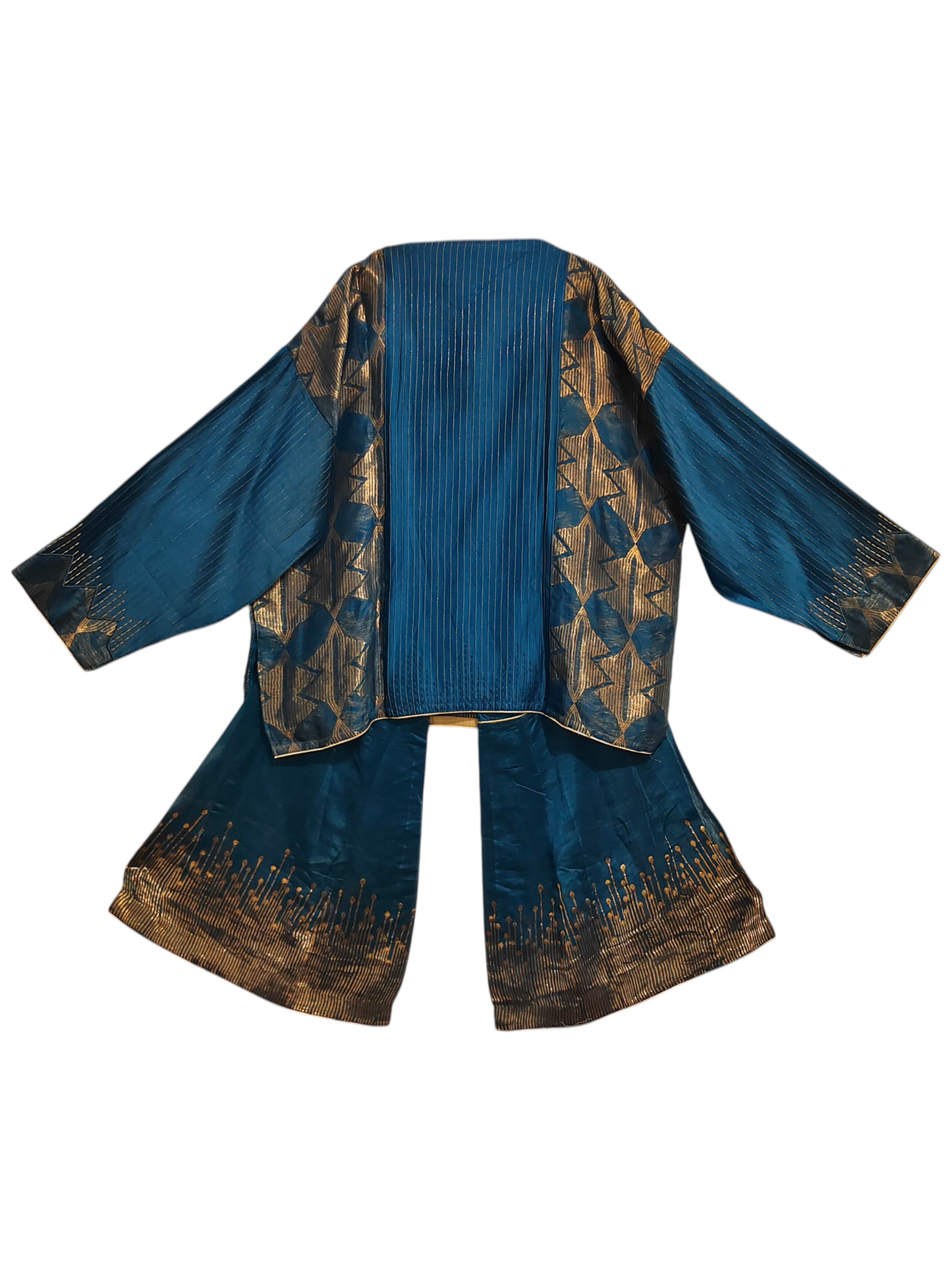 Indowestern chanderi formal coordset