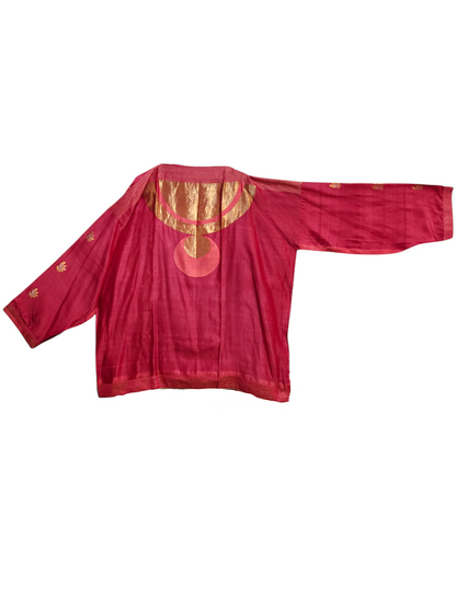 Indowestern chanderi formal coordset