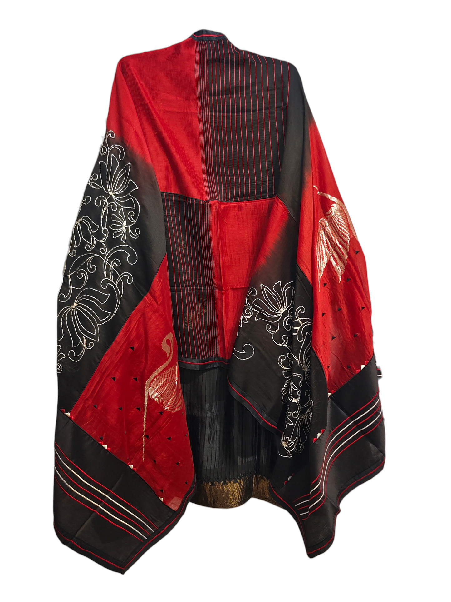 Semi Stitched Formal chanderi Suitset