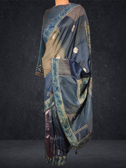 Formal Silk Ajrakh Saree