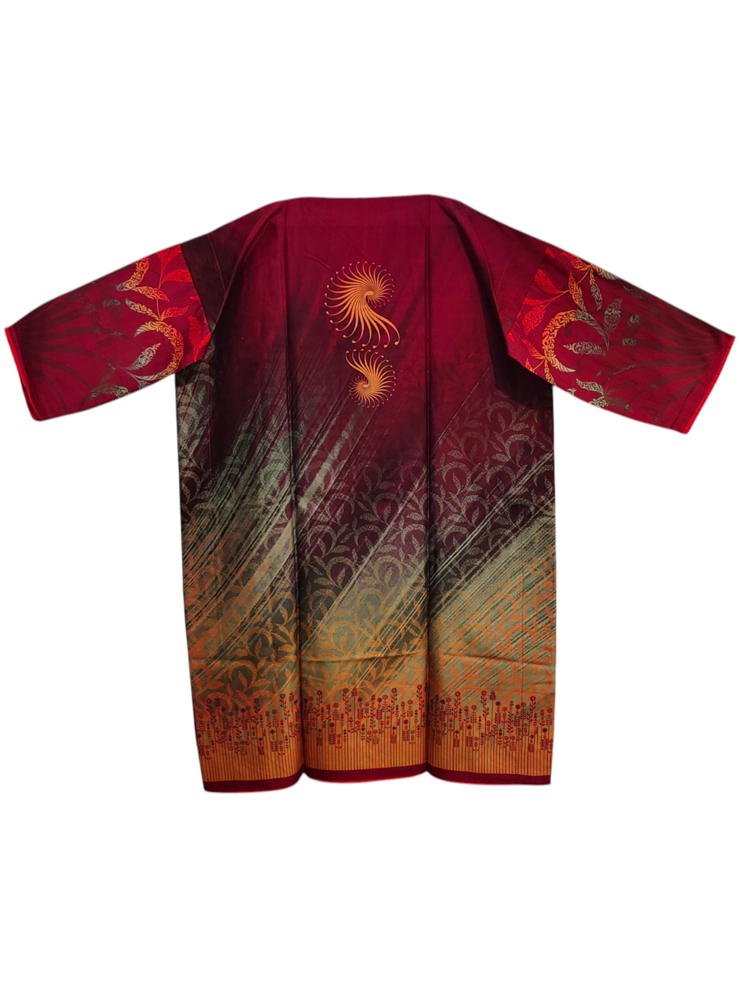 Semi Stitched Chanderi Casual Suitset