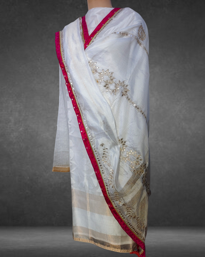 Semi Stitched Formal Chanderi suitset