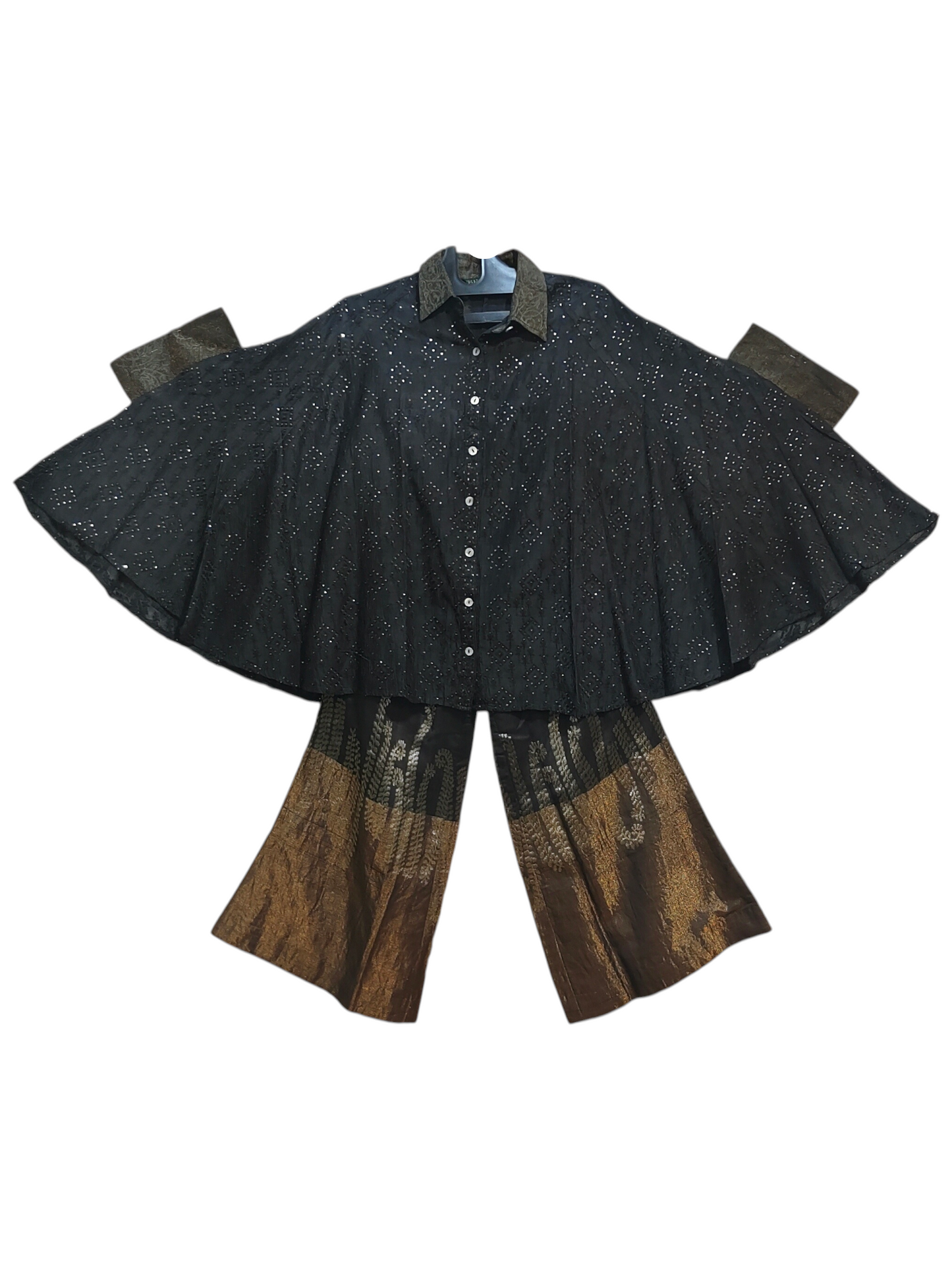 Indowestern chanderi formal coordset