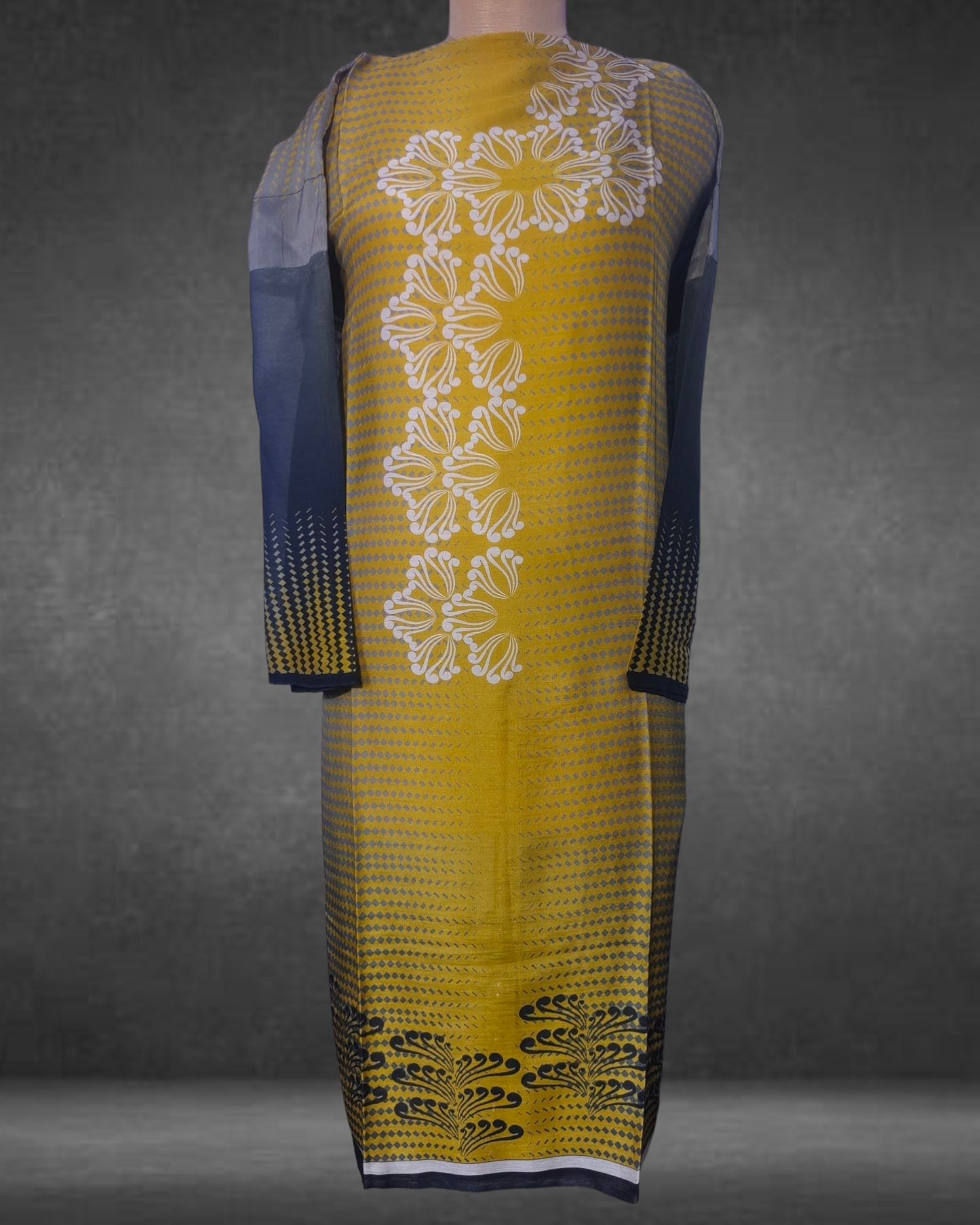 Semistitched Chanderi Casual Kurta VISHAL KAPUR