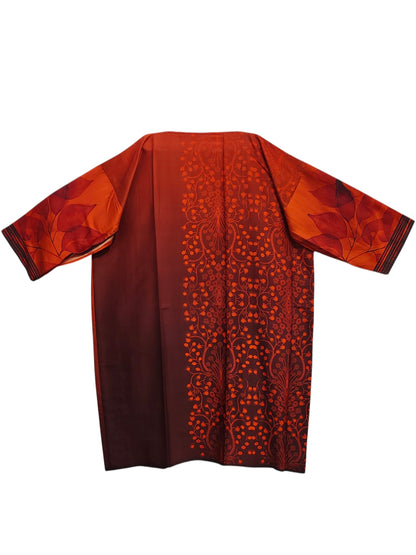 Semi Stitched Chanderi Casual suitset