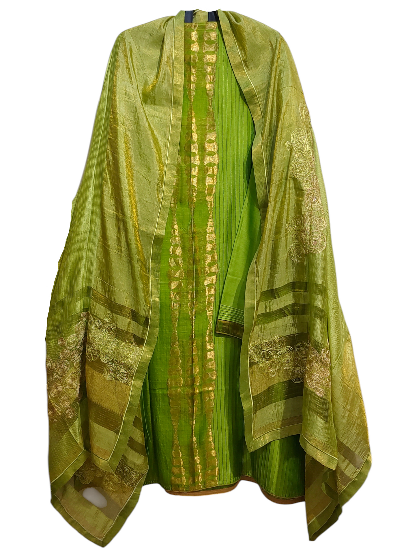 Semi Stitched Formal Chanderi Suitset