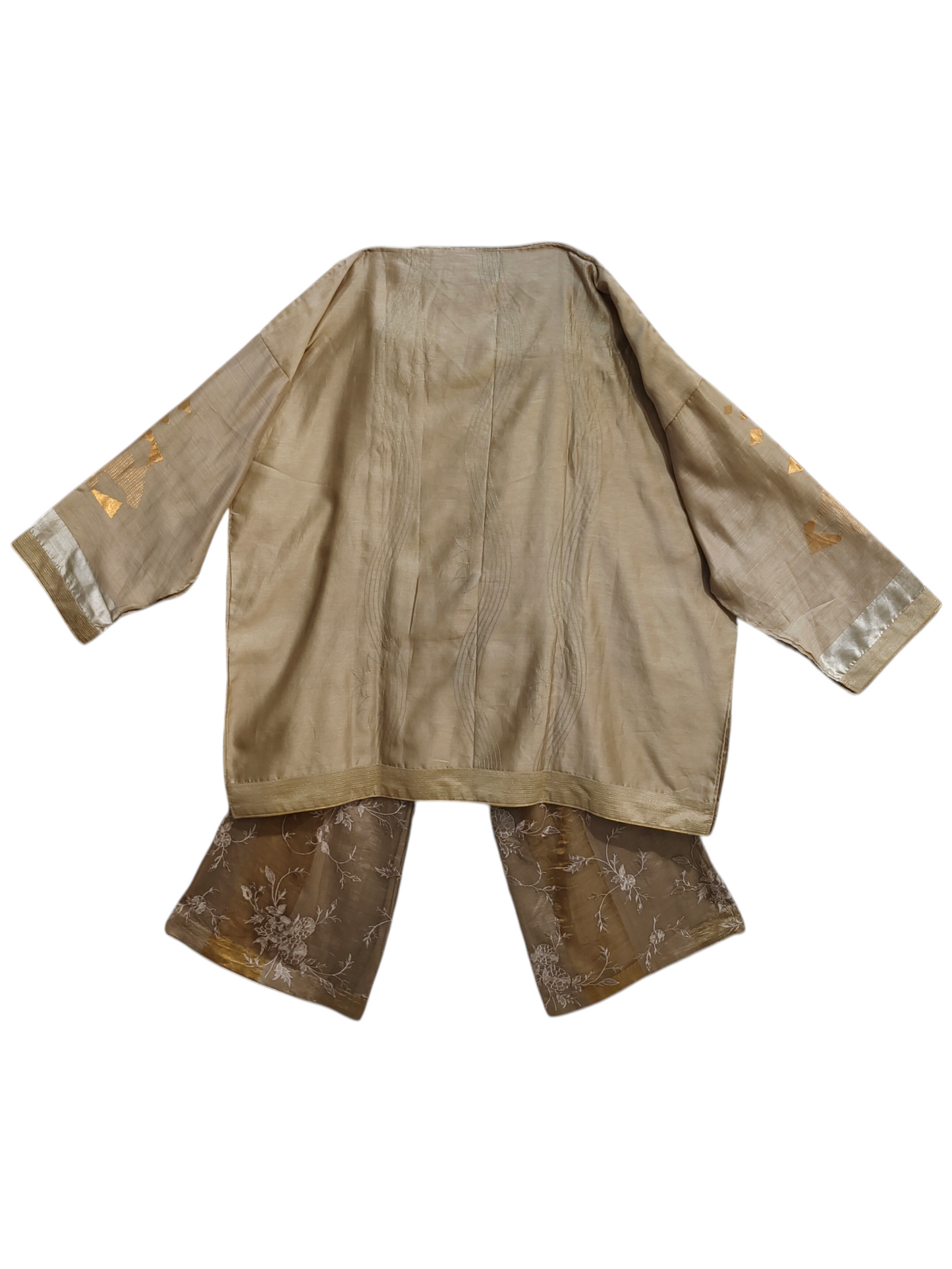 Indowestern chanderi formal coordset
