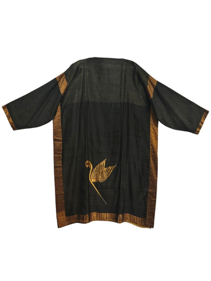 Semi Stitched Chanderi Formal Suitset