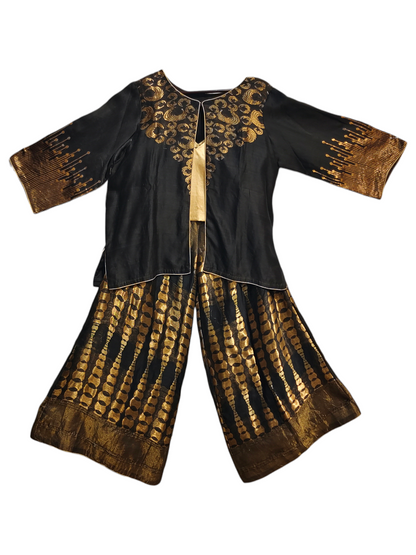 Indowestern chanderi formal coordset