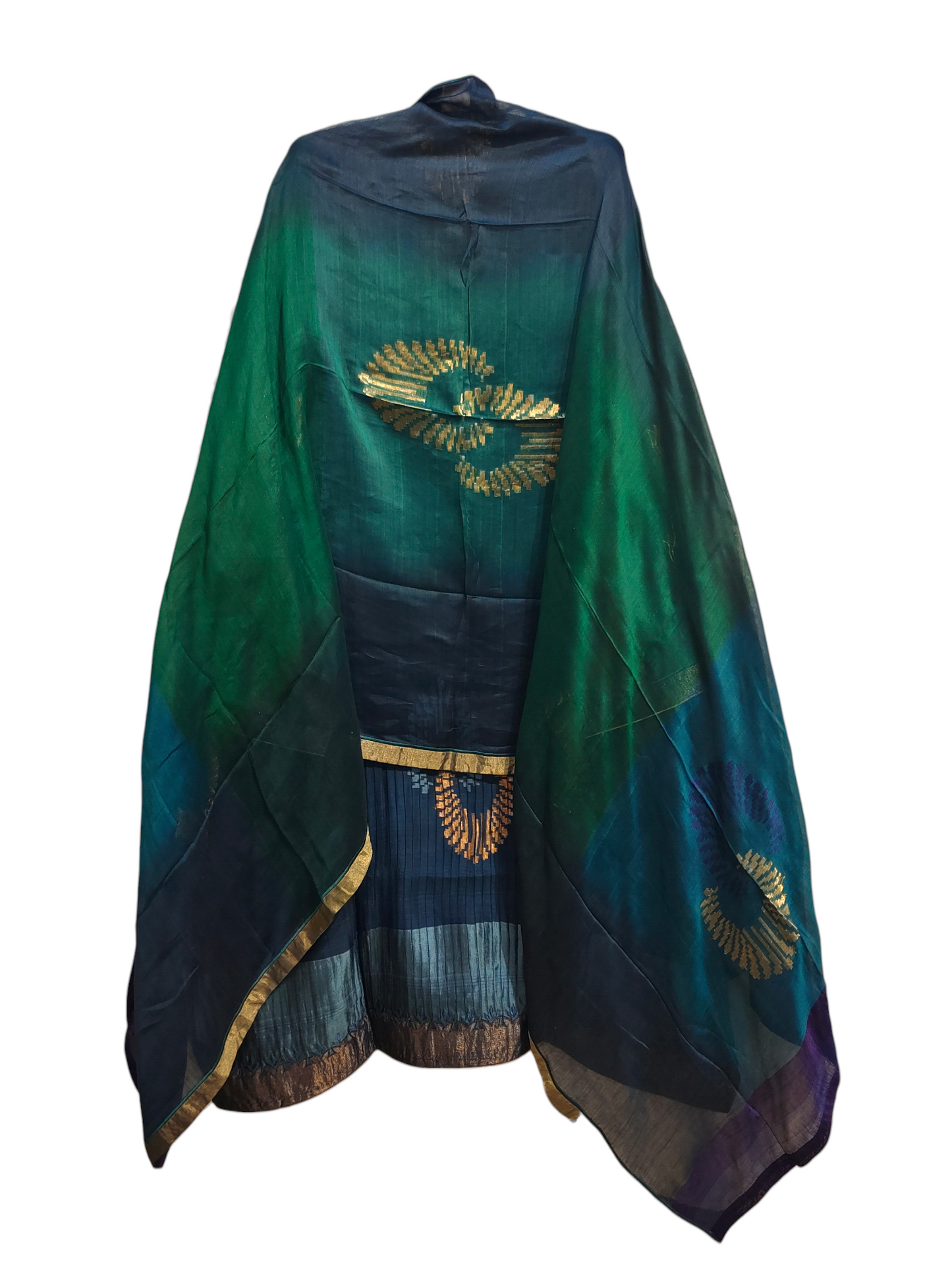 Semi Stitched Formal chanderi Suitset