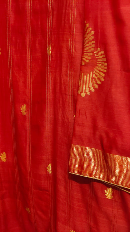 Semi Stitched Chanderi Casual kurta