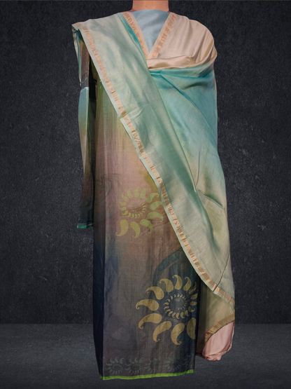 Semi Stitched Cotton Suitset VISHAL KAPUR