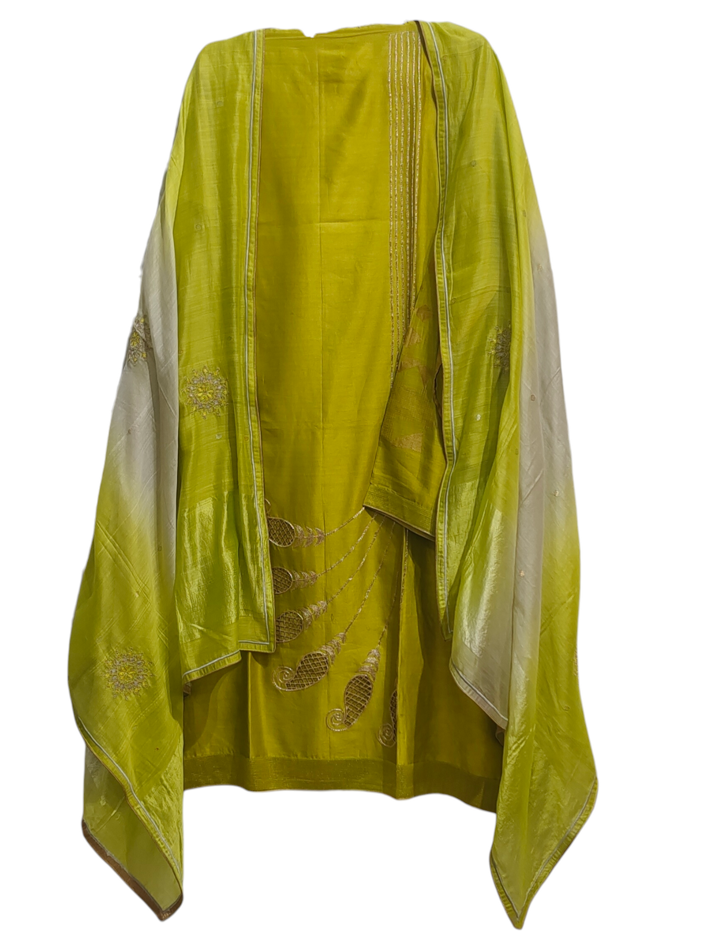 Semi Stitched Formal Chanderi Suitset