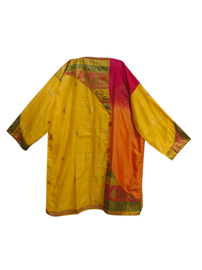 Semi Stitched Chanderi  Formal kurta