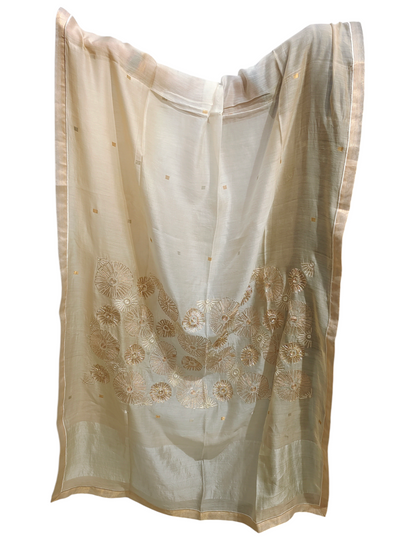 Semi Stitched Formal chanderi Suitset