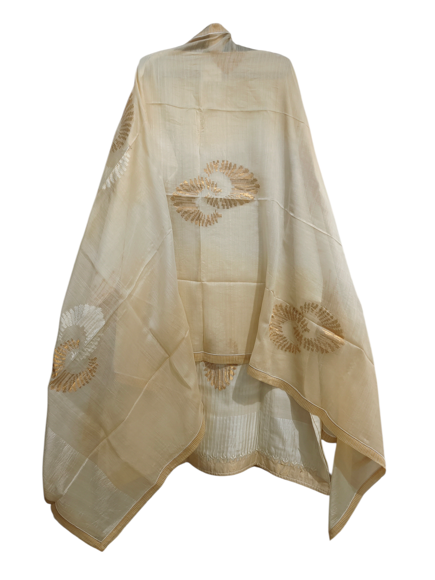 Semi Stitched Formal chanderi Suitset