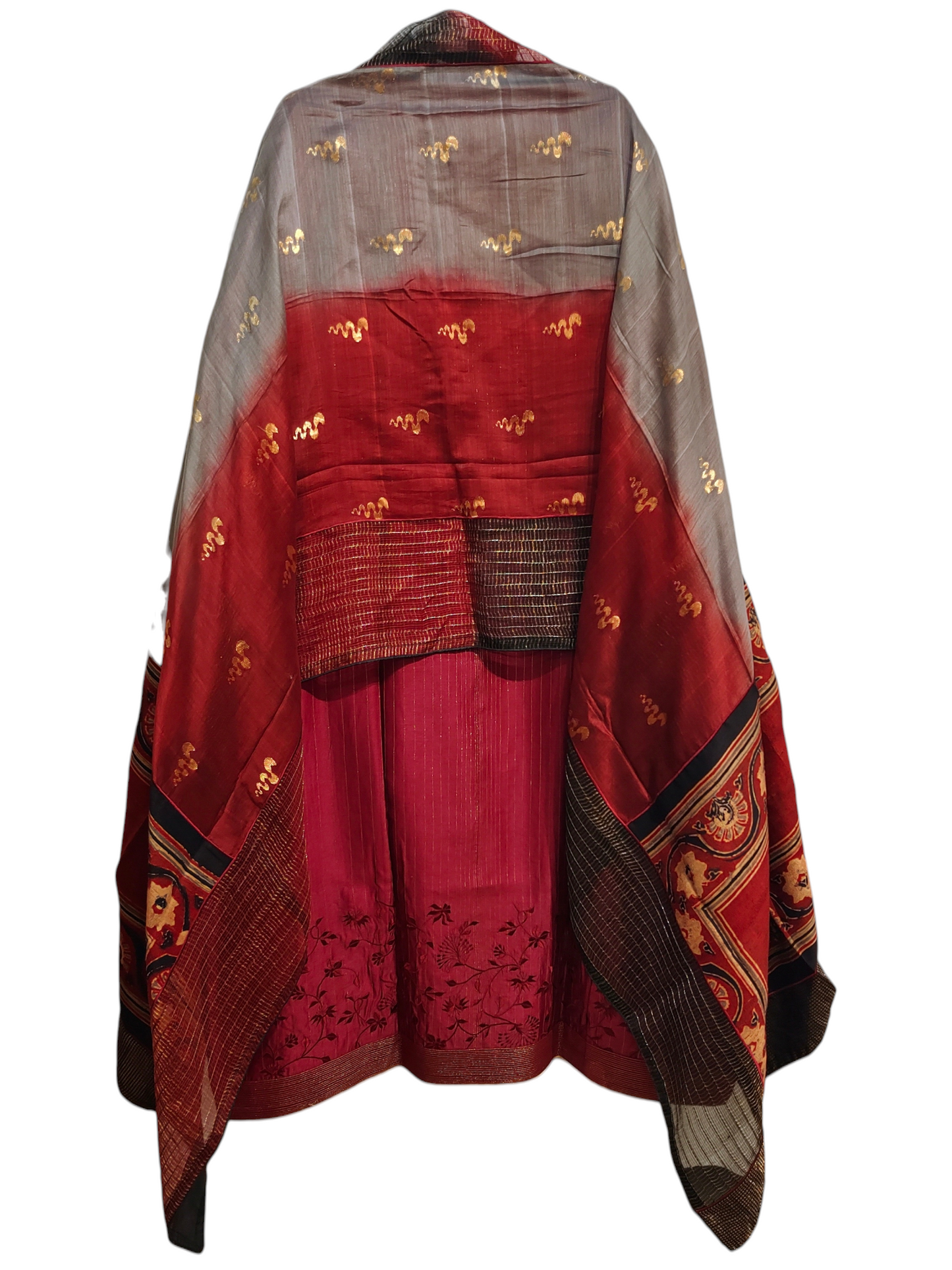 Semi Stitched Formal Chanderi Suitset