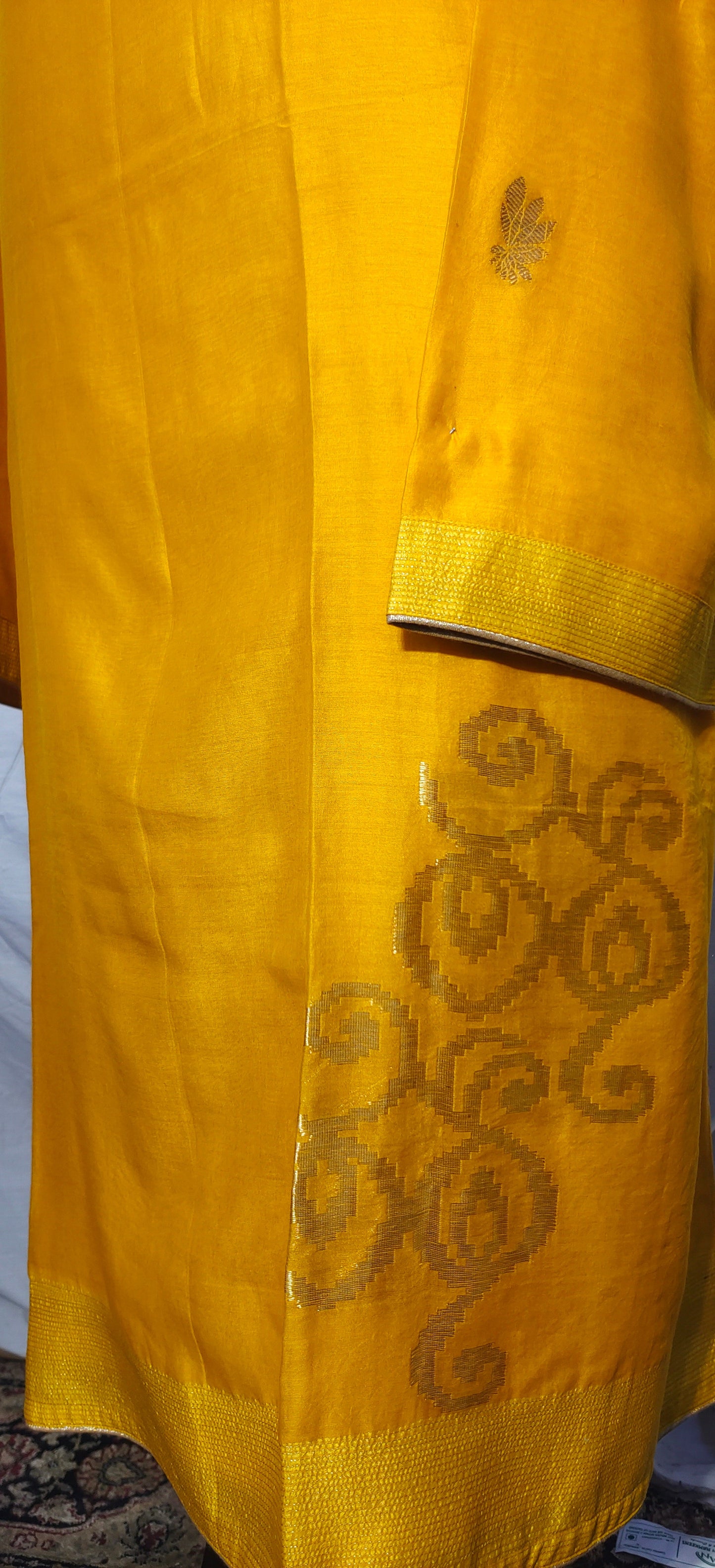 Semi Stitched Formal chanderi Suitset VISHAL KAPUR