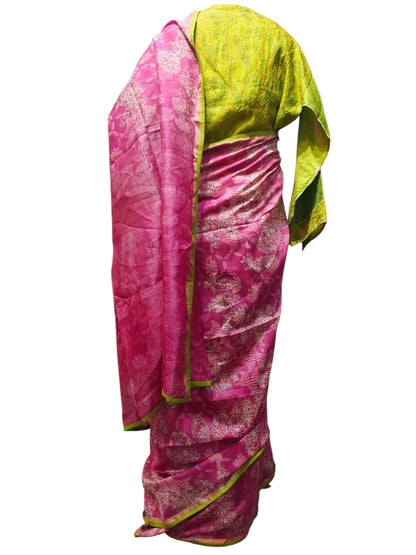 Cotton Casual Block Printed Saree