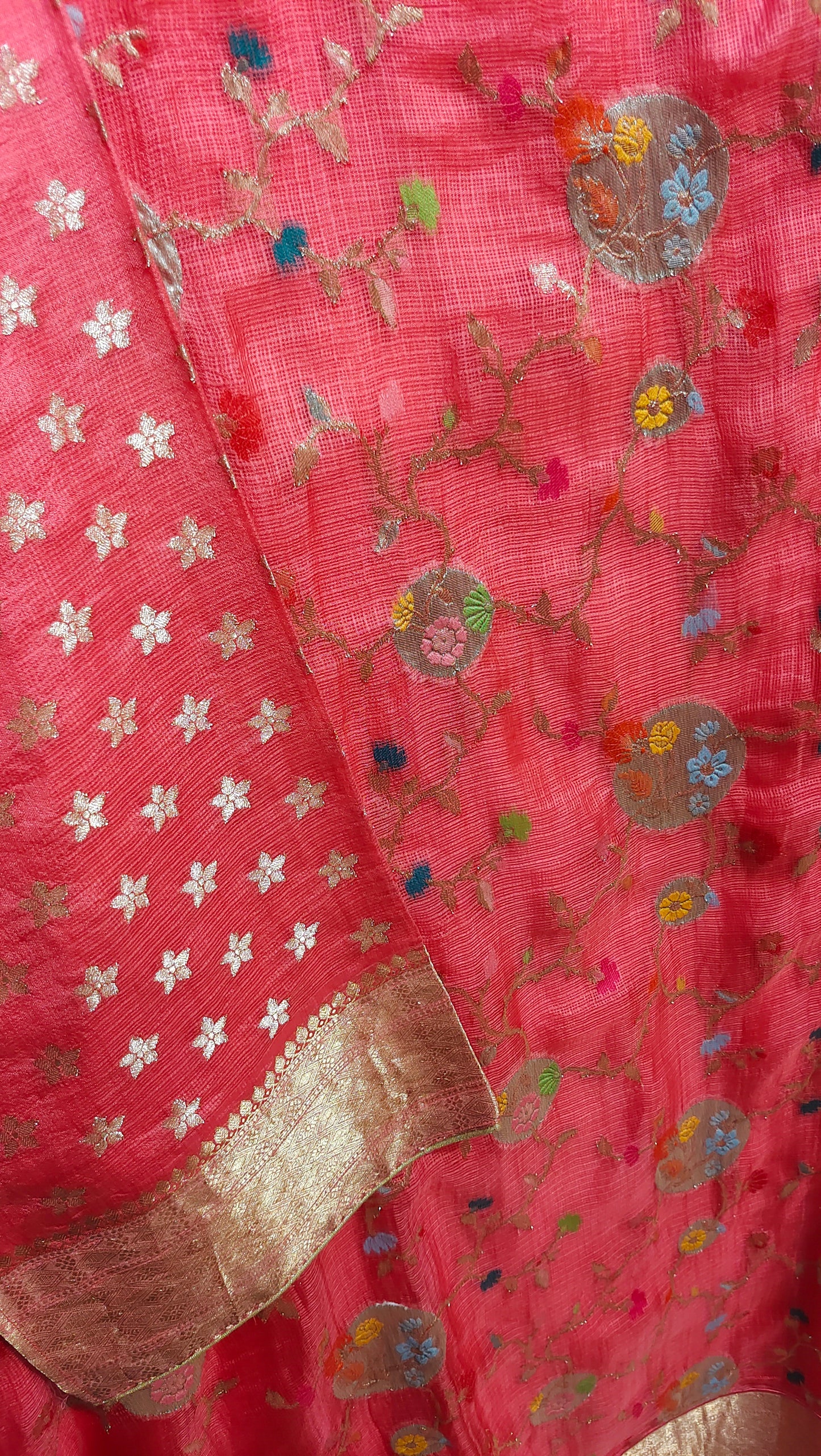 Semi Stitched Formal Chanderi Suitset