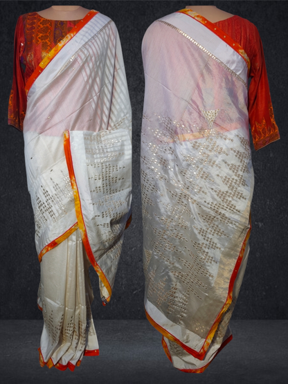 Formal Chanderi Gota Patti Saree