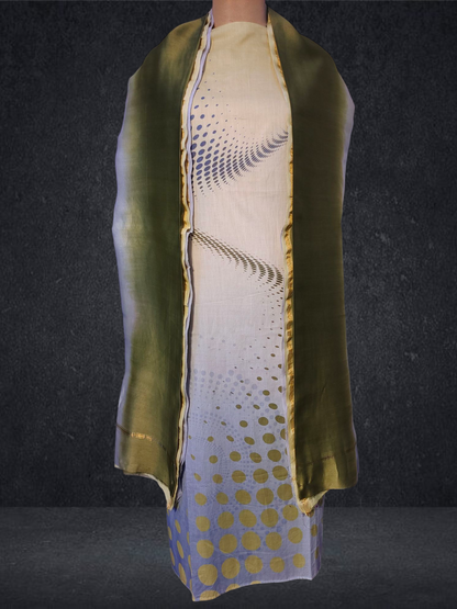 Semi Stitched Cotton Kurta VISHAL KAPUR