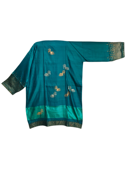 Semi Stitched Formal chanderi Suitset