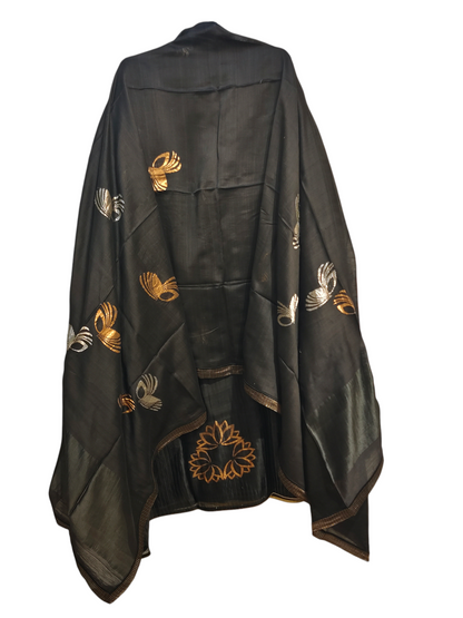 Semi Stitched Formal chanderi Suitset